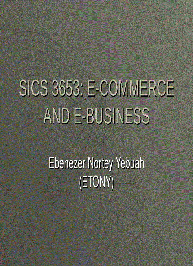 Ecommerce And Its Business Model