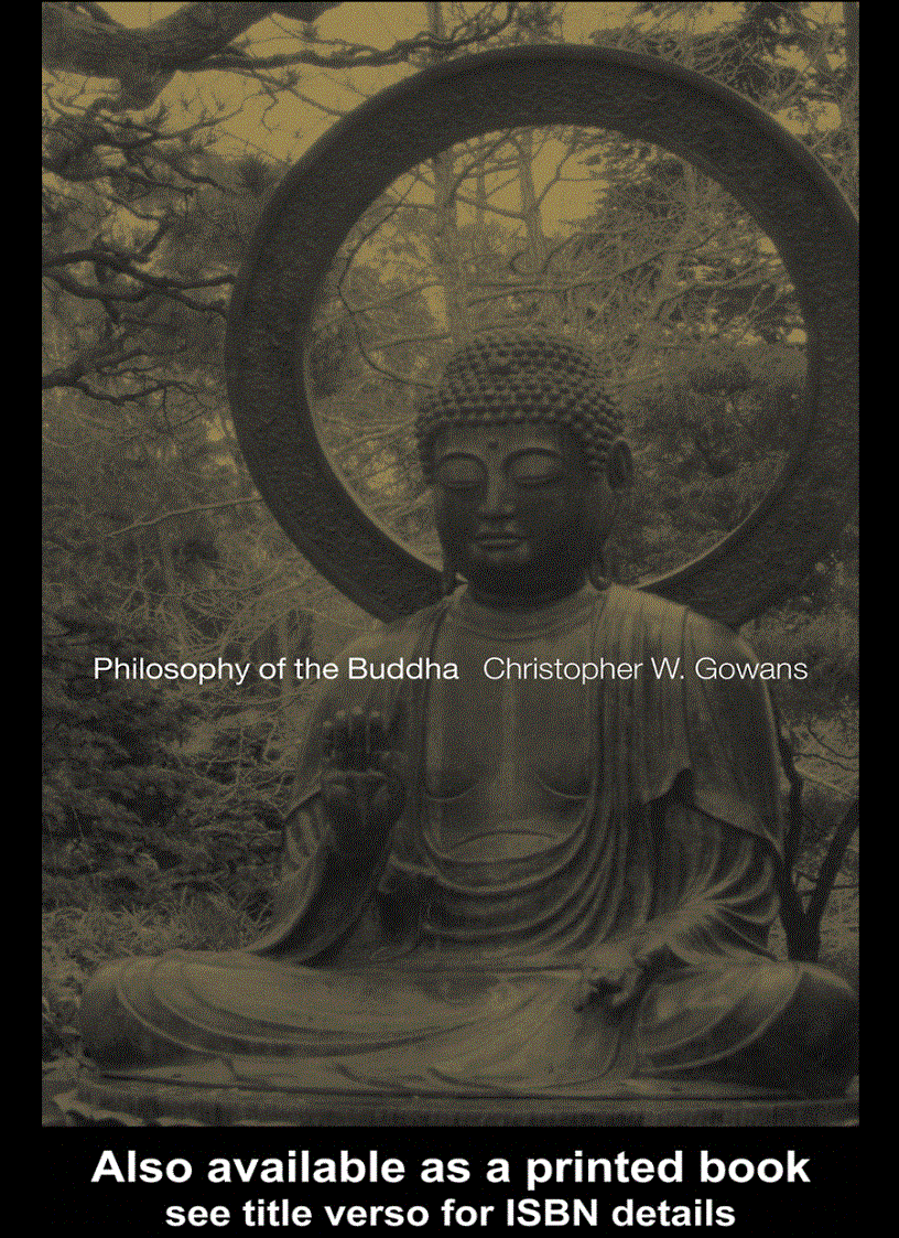 Ebook Philosophy of the Buddha