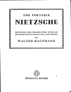 Ebook The Portable Nietzsche Walter Kaufmann dịch