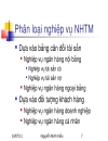 Môn học DỊCH VỤ NGÂN HÀNG HiỆN ĐẠI Bài 1 Tổng quan về nghiệp vụ ngân hàng thương mại