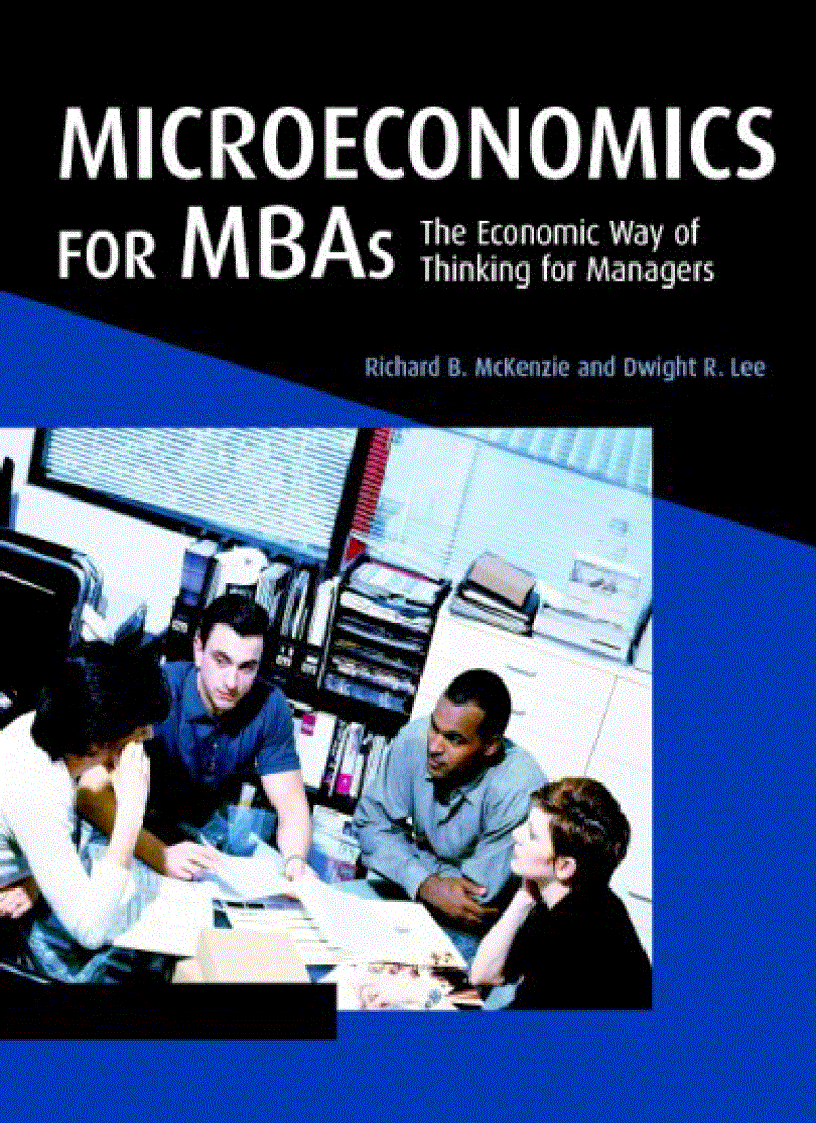 Microeconomics for MBAs