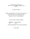 Đánh giá hiệu quả của công tác đấu giá quyền sử dụng đất trên địa bàn thị xã Cửa Lò tỉnh Nghệ An