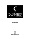 C for Dummies