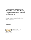 IBM Rational ClearCase 7 0 Master the Tools That Monitor Analyze and Manage Software Configurations