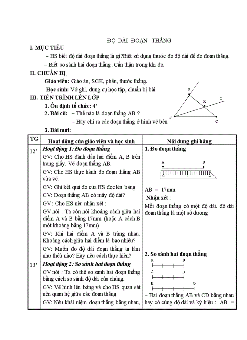 Toán ĐỘ DÀI ĐOẠN THẲNG 1