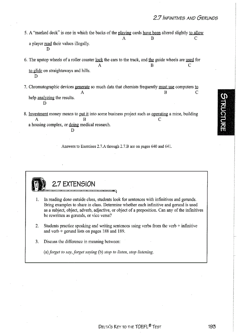 Delta s key to the toefl test part 21