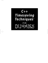 C Timesaving Techniques for Dummies