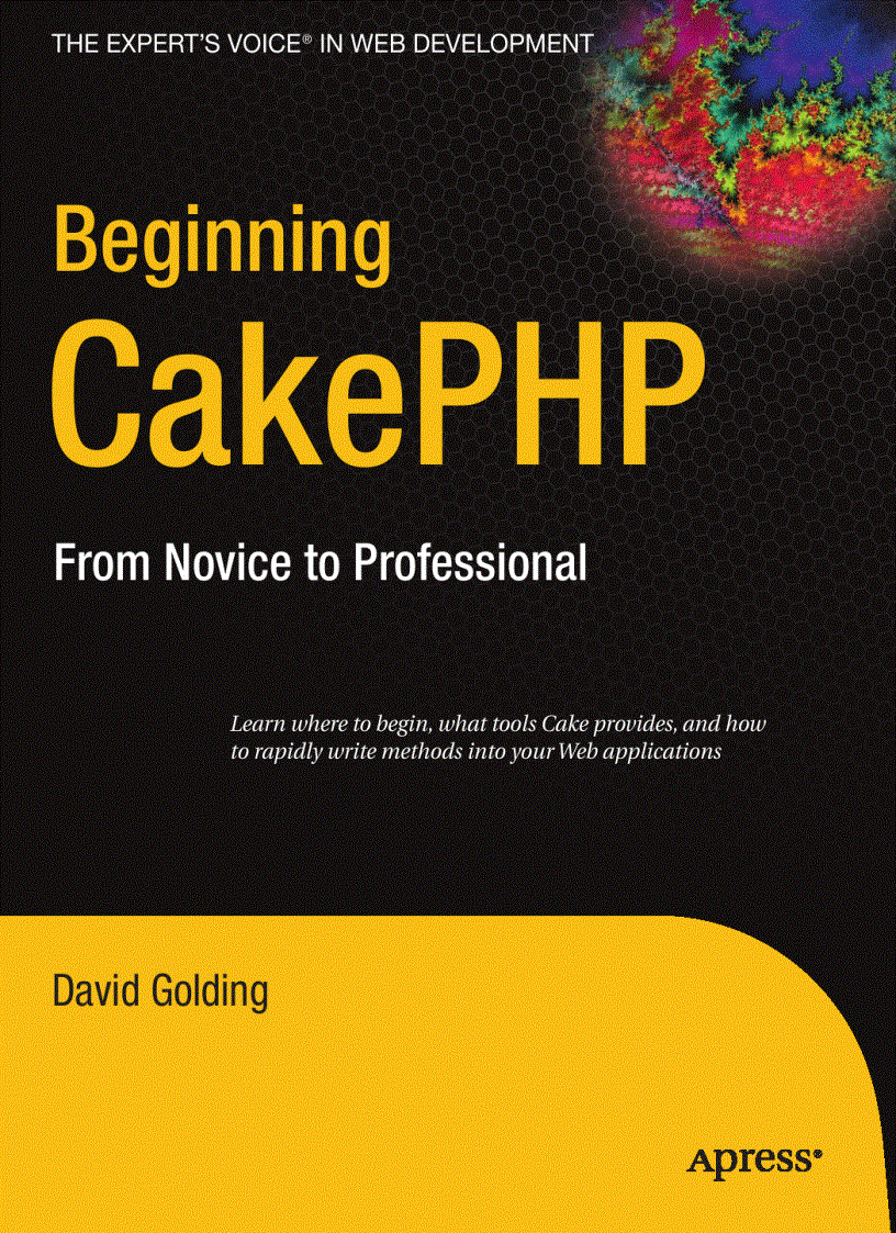 Beginning CakePHP From Novice to Professional