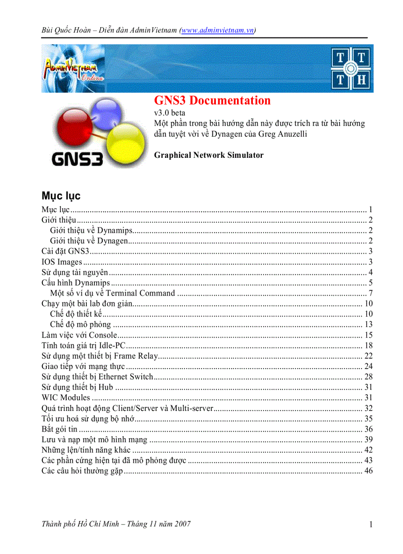 Graphical Network Simulator