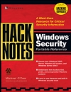 HackNotes Windows Security Portable Reference