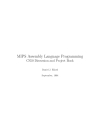 MIPS Assembly Language Programming