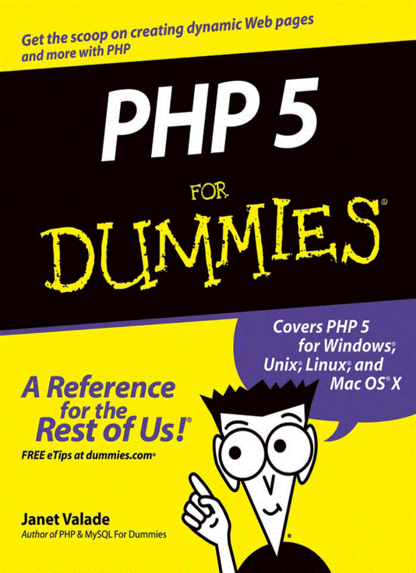 PHP 5 For Dummies