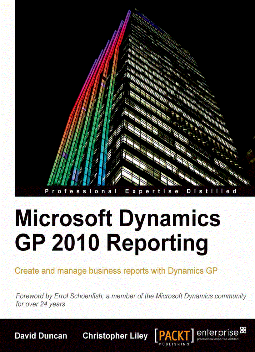 Microsoft Dynamics GP 2010 Reporting