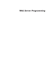 Web Server Programming