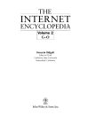 The Internet Encyclopedia Volume 2