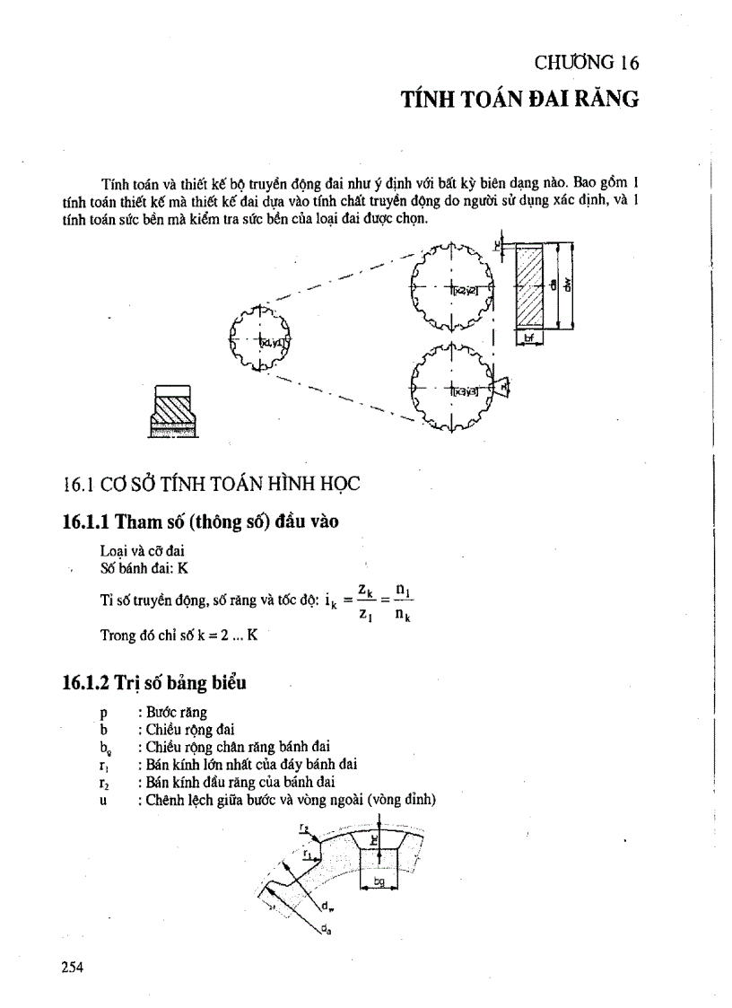 Giáo trình thiết kế chi tiết máy Chương 16
