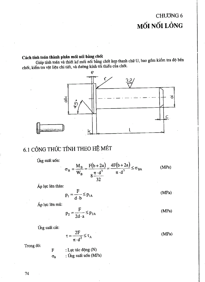 Giáo trình thiết kế chi tiết máy Chương 6