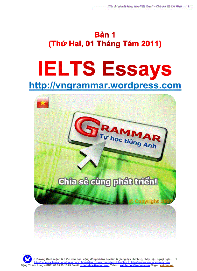 IELTS Essays