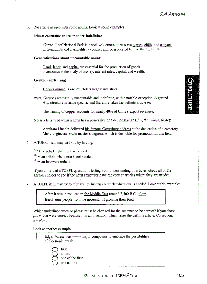 Delta s key to the toefl test part 18