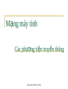 Bài giảng MẠNG MÁY TÍNH