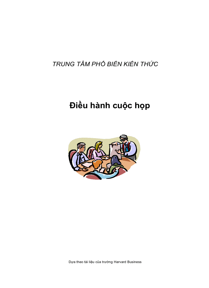 Kỹ năng Điều hành cuộc họp