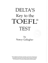 Delta s key to the toefl test part