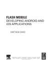 Flash Mobile Developing Android and iOS Applications