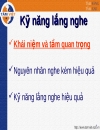 Kỹ năng LẮNG NGHE