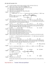 Đề thi thử đại học môn vật lý đề số 10