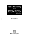 Home Networking FOR DUMmIES