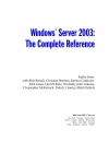 The Complete Reference Windows Server 2003