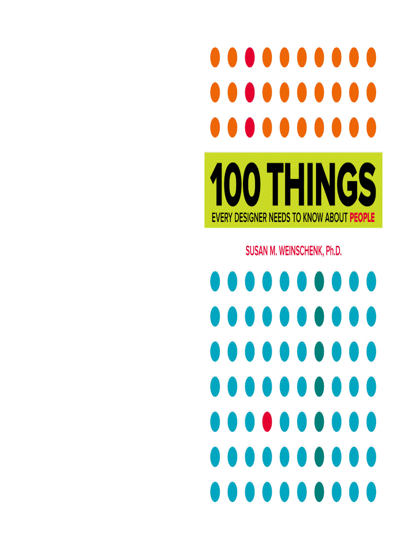 100 Things Every Designer Needs to Know About People