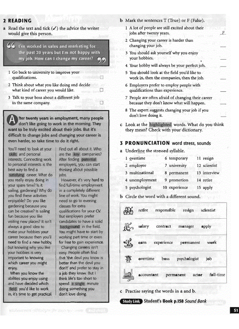 New english file intermediate workbook part 6