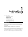 Moodle JavaScript Cookbook