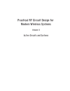 Practical Rf Circuit Design for Modern Wireless Systems Active Circuits and Systems