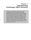 Securing Exchange Server 2003 and Outlook Web Access