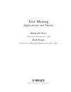 Text Mining Applications and Theory