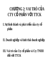 Vai trò của công ty cổ phần với thị trường chứng khoán