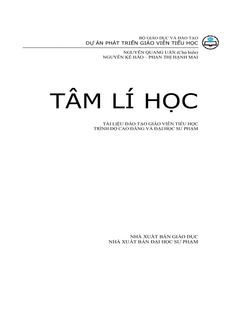 TÂM LÍ HỌC phần 1