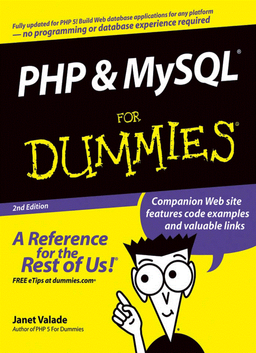 PHP and MySQL for Dummies