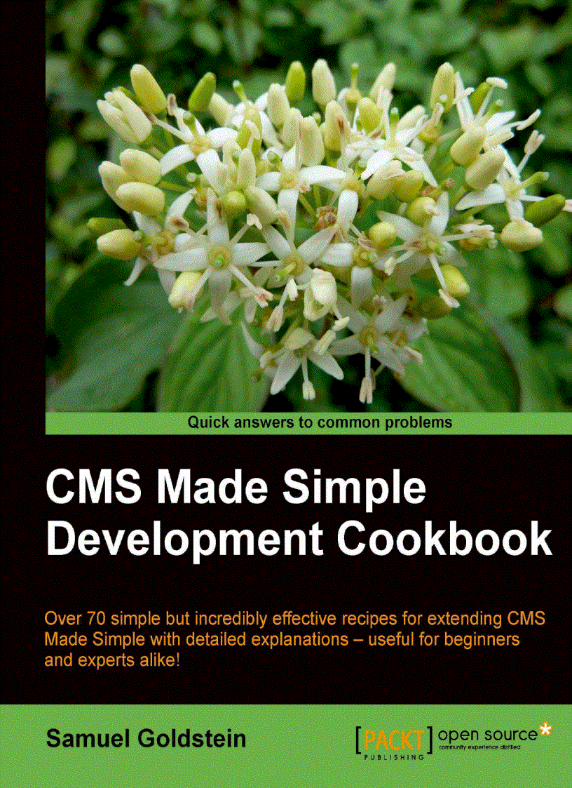 CMS Made Simple Development Cookbook