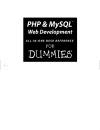 PHP MySQL Web Development All in One Desk Reference For Dummies