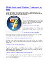 20 thủ thuật trong Windows 7 cho người sử dụng