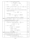 Đề thi HSG môn Toán 12 tỉnh Đồng Tháp 2011