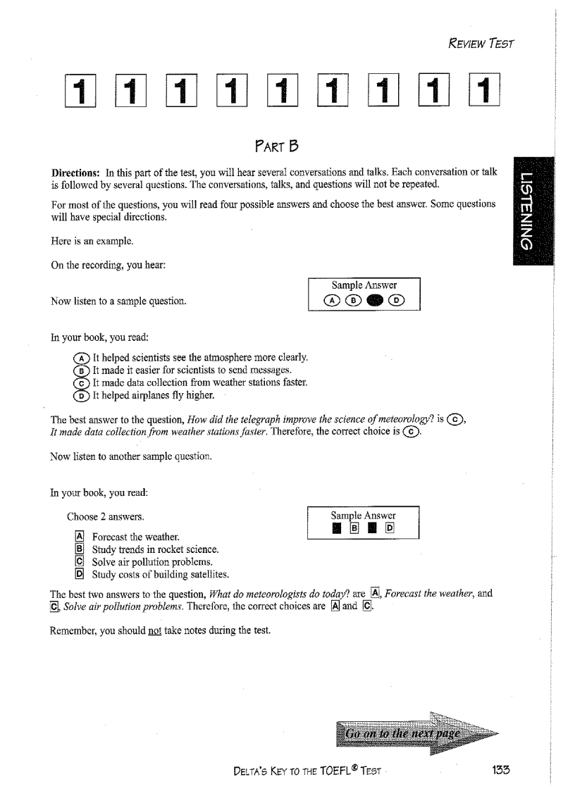 Delta s key to the toefl test part 15