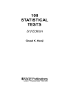 100 Statistical Tests 100 Thống kê thử nghiệm