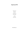 Beginning PHP4