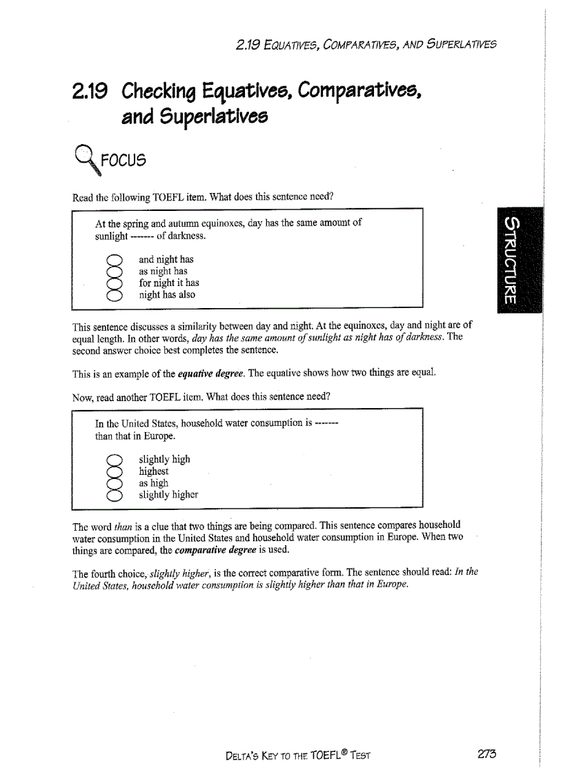 Delta s key to the toefl test part 29