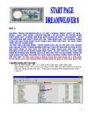 Start page Dreamweaver 8