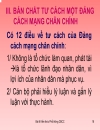 Nghiên cứu Tác phẩm Sửa đổi lối làm việc Chủ Tịch HCM